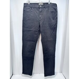 Everlane Denim Jeans Mens Size 36x32.5 Organic Cotton Black Straight Leg Stretch